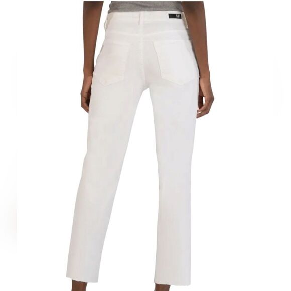 2655 NWT Kut From The Kloth Rachael Fab Ab High Waist Raw Hem Mom Jeans … - Picture 2 of 9